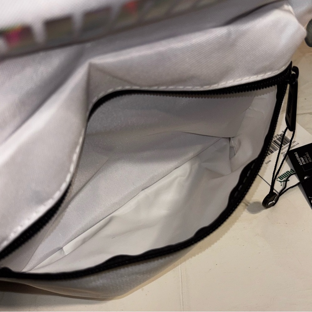 Puma Rythym Mini White Backpack with Iridescent Logo - Picture 9 of 12